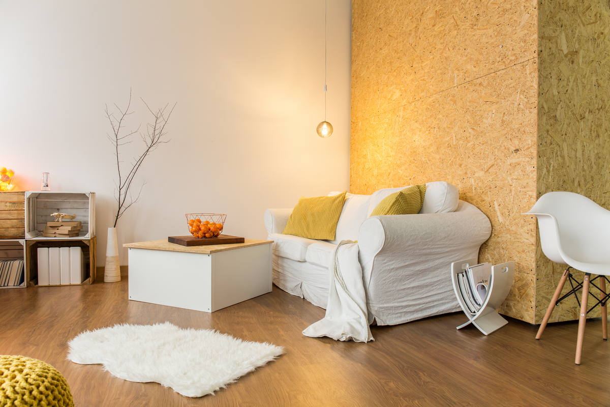 3. Фарбування стін з ДСП, ГКЛ і ДВП в сухих приміщеннях