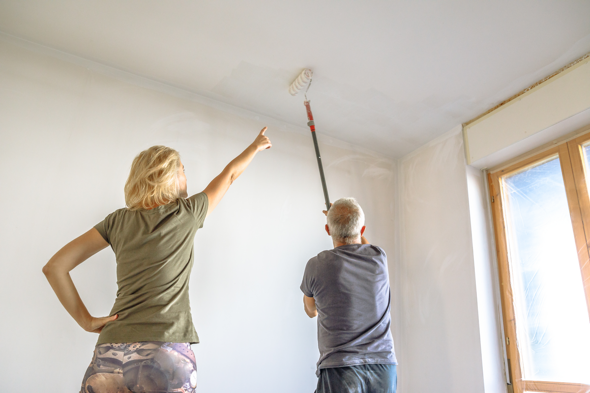 6. Фарбування панельних стель в сухих приміщеннях 6. Фарбування панельних стель в сухих приміщеннях