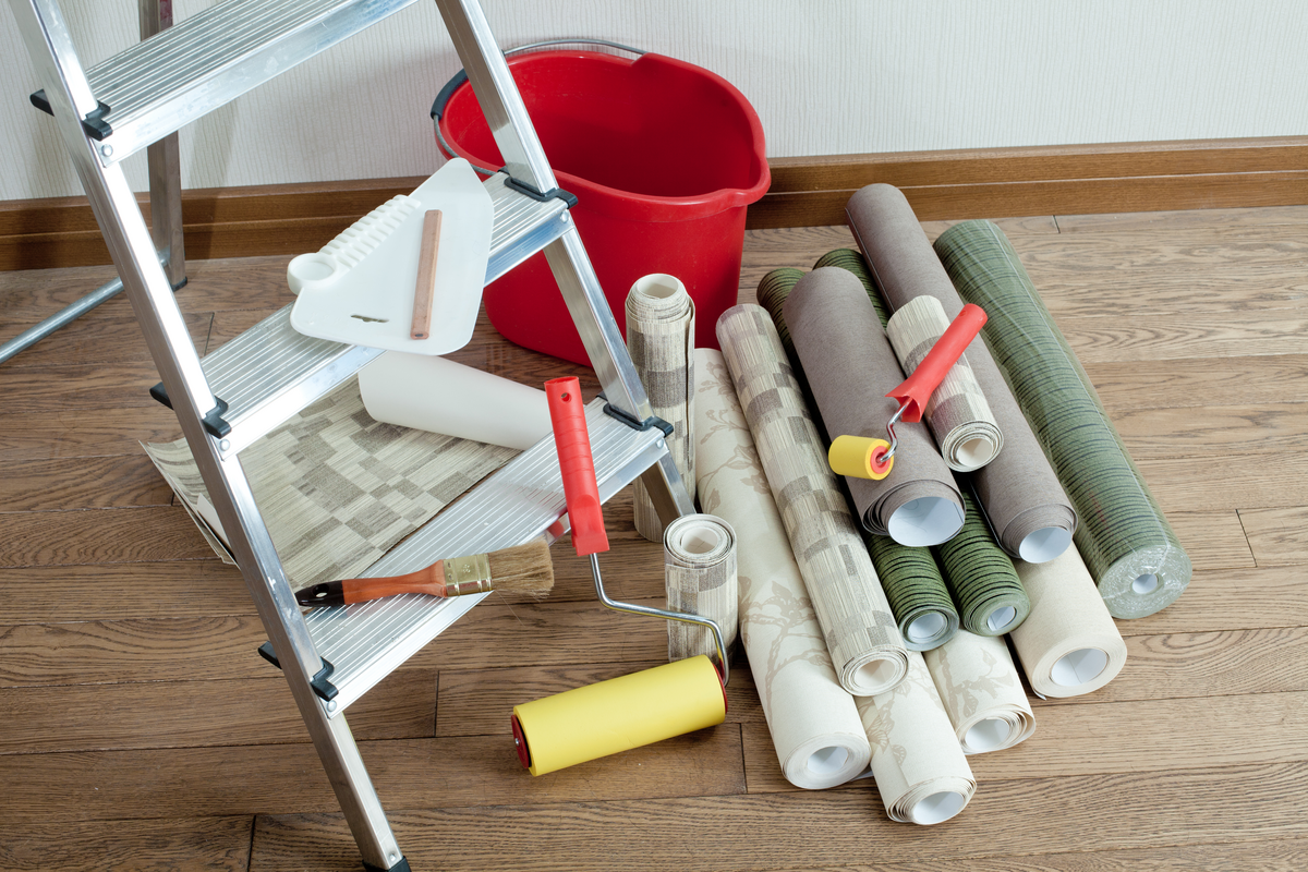 7. Фарбування обклеєних шпалерами стін в сухих приміщеннях 7. Фарбування обклеєних шпалерами стін в сухих приміщеннях